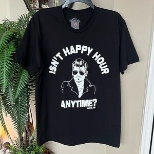Brand New Cartel Ink Johnny Depp Court “Isn’t Happy Hour Anytime?” Black Shirt